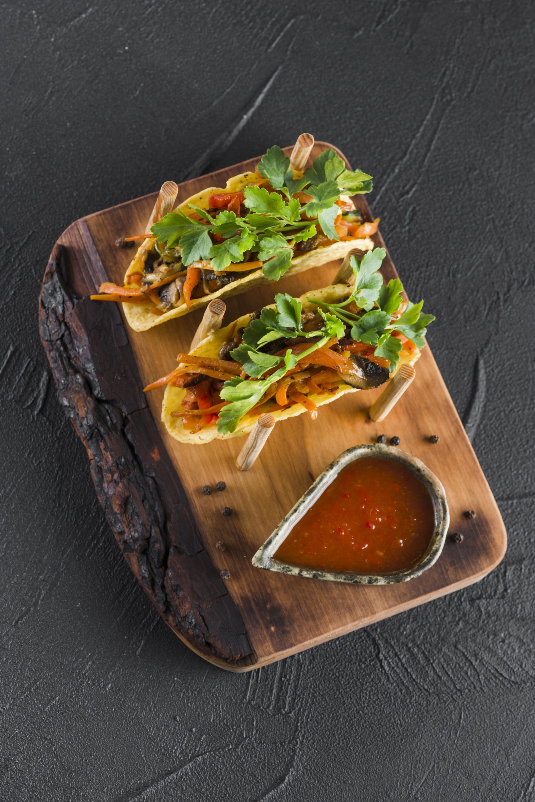 Flat Lay mexican Food