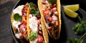 Delicious Tacos with meat
